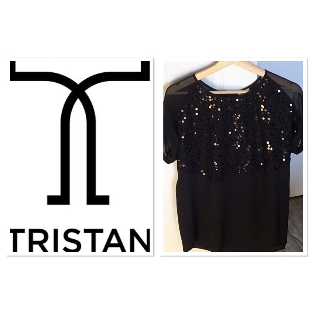 Blouse with sequin